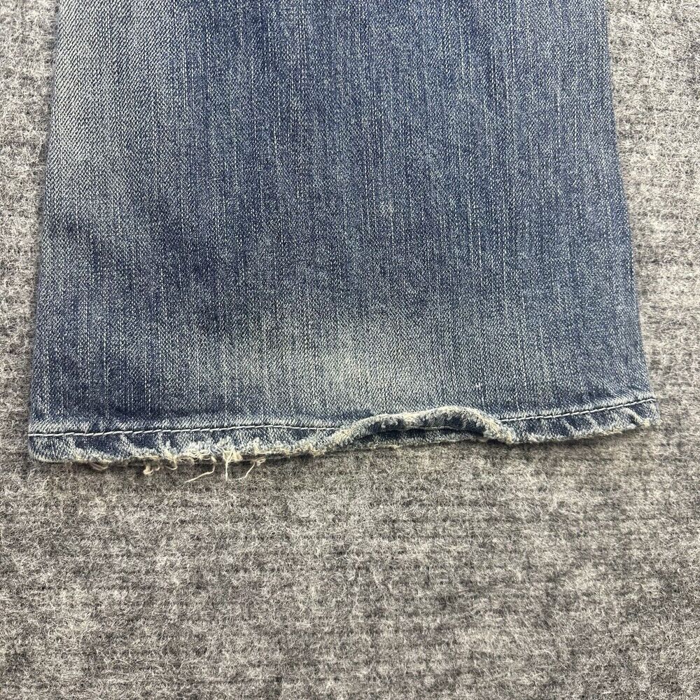 Silver Low Rise Jeans Women 29 Flare Low Rise Distressed Nice Fading 32x30 - Picture 9 of 16